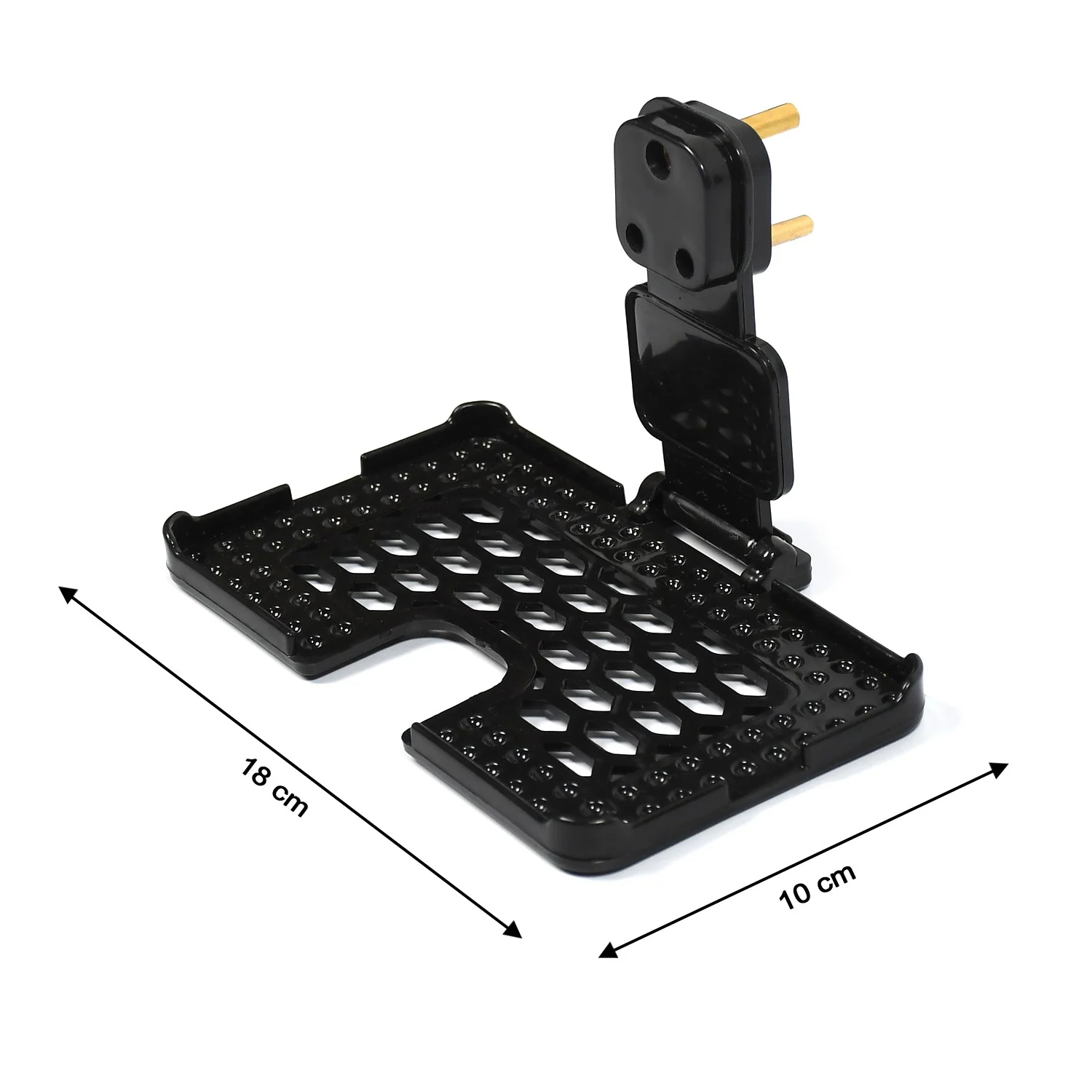 Multi-Purpose Wall Holder Stand for Charging Mobile (Black) - Image 10