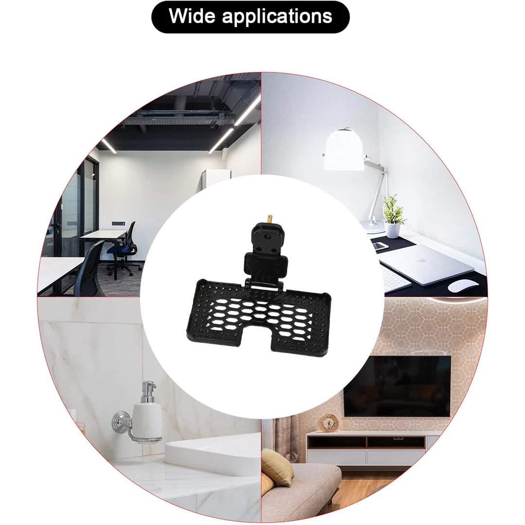 Multi-Purpose Wall Holder Stand for Charging Mobile (Black) - Image 4