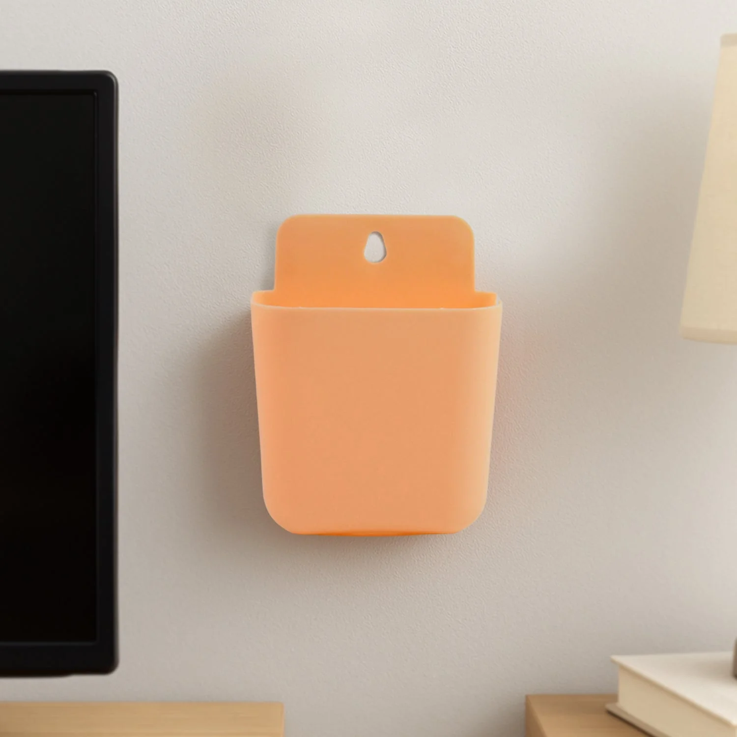 Multi Purpose Wall Mounted Plastic Storage Pocket (1 Pc) - Image 6