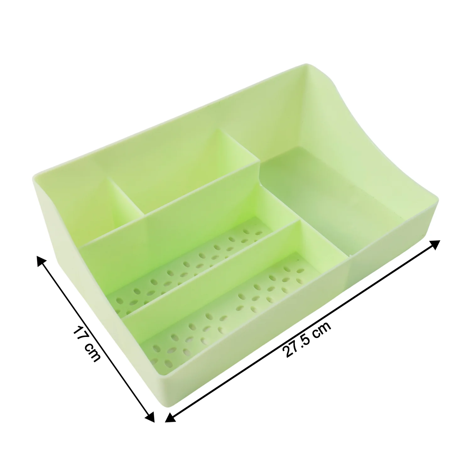 Multi-Section Desk Organizer Storage Tray (1 Pc) - Image 6