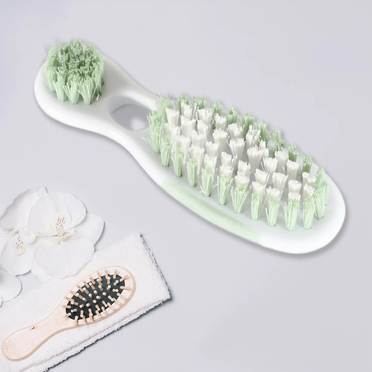 2 in 1 hard bristle brush, multi-use brush, High Quality Brush (1 Pc) - Image 5