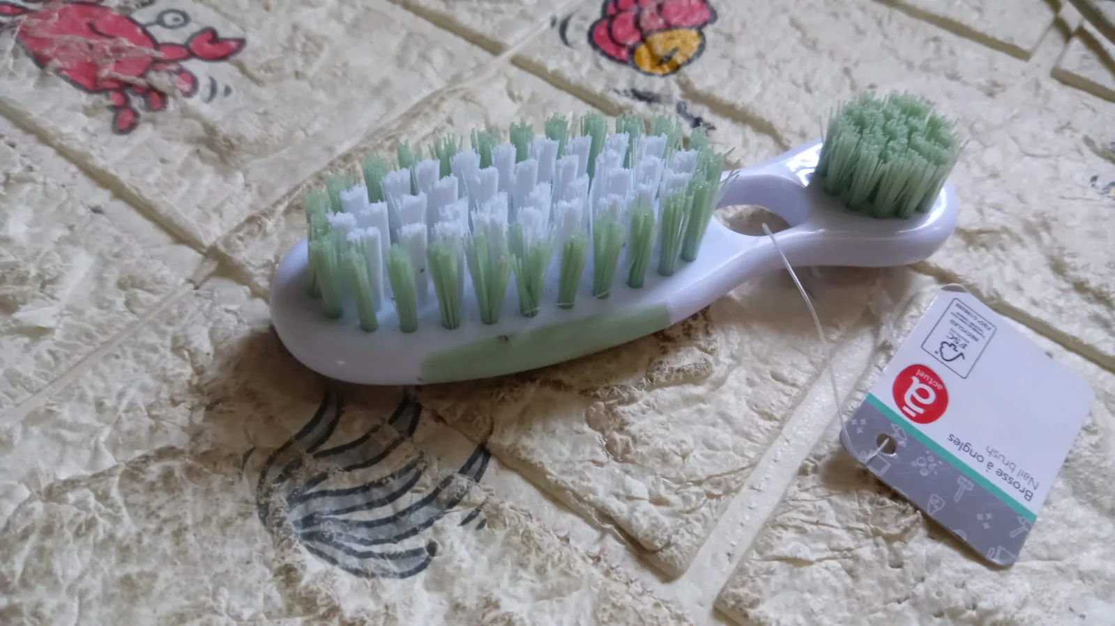 2 in 1 hard bristle brush, multi-use brush, High Quality Brush (1 Pc) - Image 7