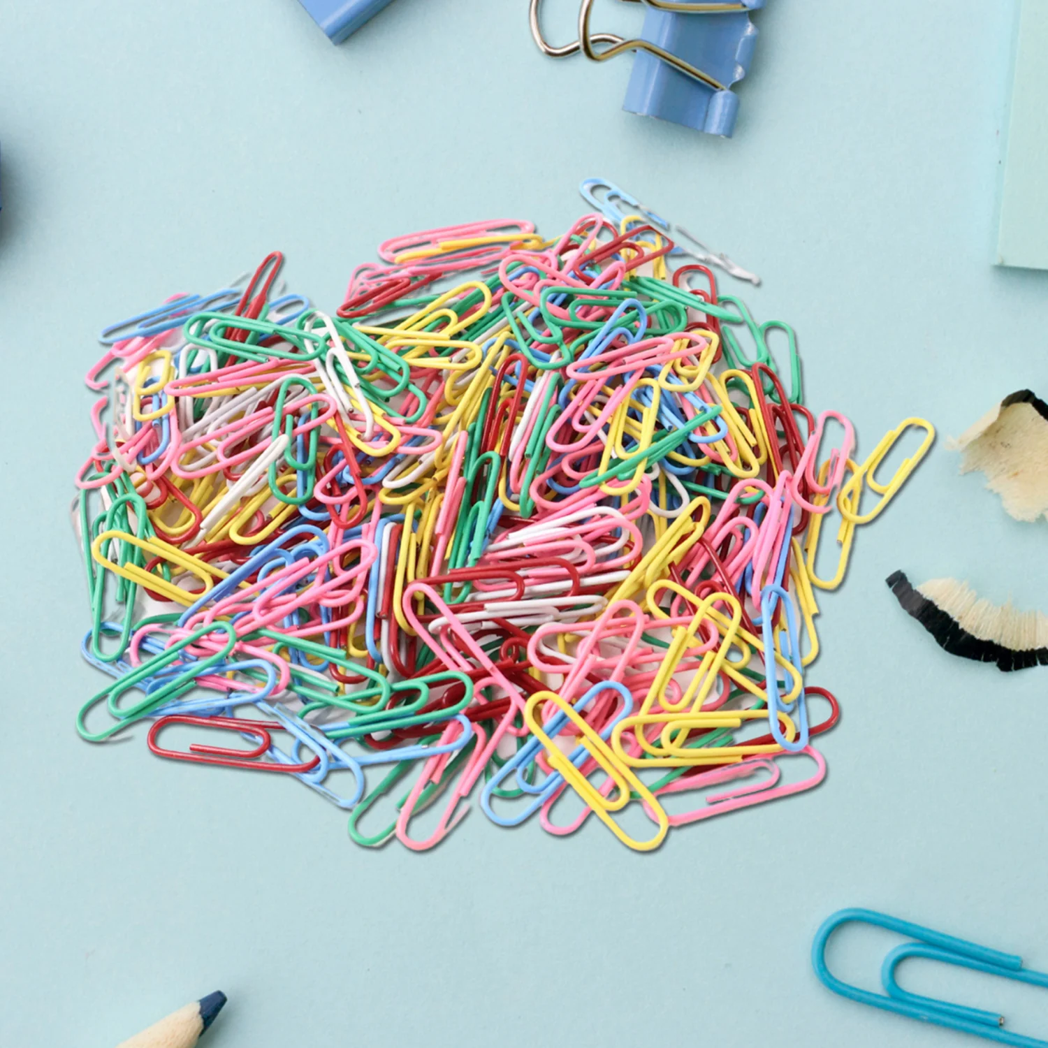 Multicolor-Coated Paper Clips Approx (230Pc Set) - Image 3