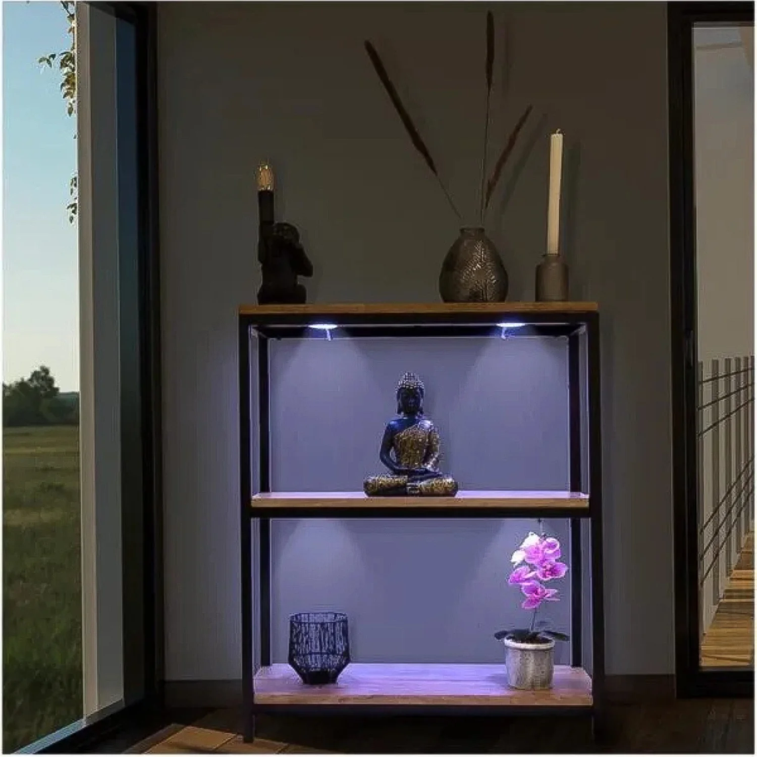 Multicolor Remote Control LED Touch Light Set - Image 8