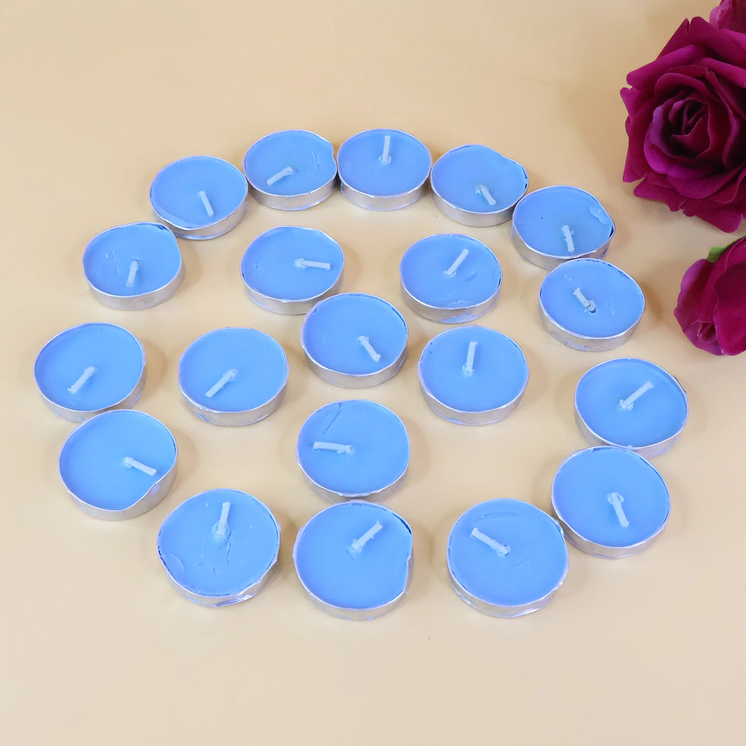 Multicolor Tea Light Candles - (20 Pc) - Image 3
