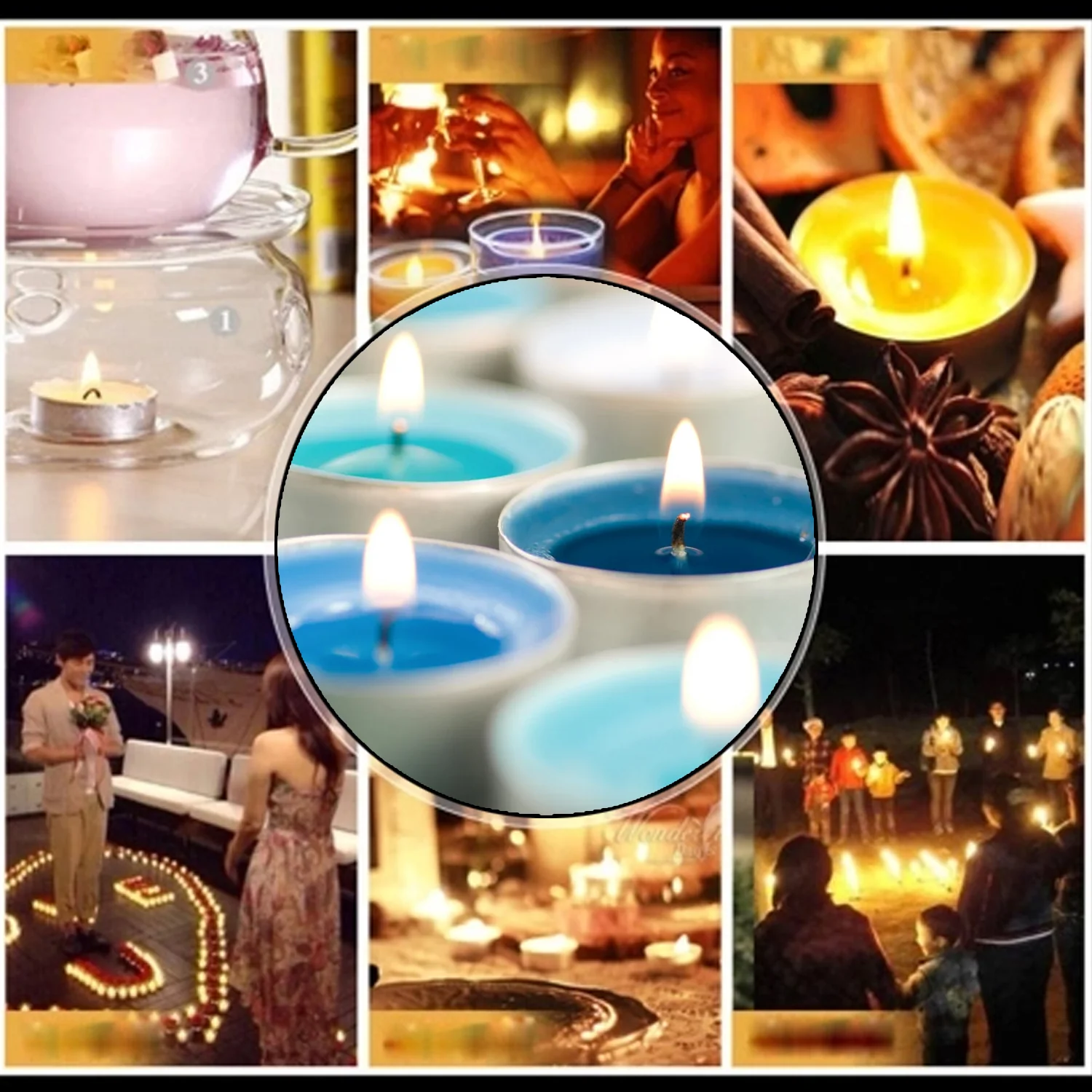 Multicolor Tea Light Candles - (20 Pc) - Image 7