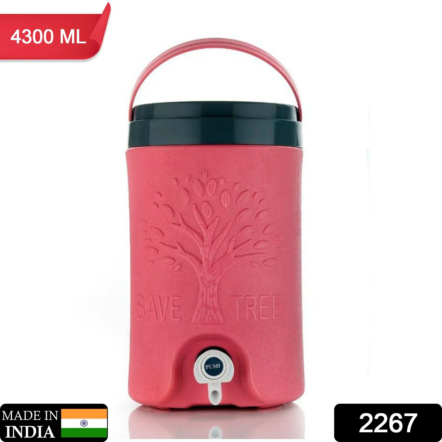 Multicolored Water Rover Jug: Insulated Plastic Jug with Sturdy Handle (4300 ML) - Image 2
