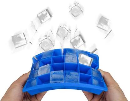 Silicone Ice Cube Trays 24 Cavity Per Ice Tray [Multicolour] - Image 11