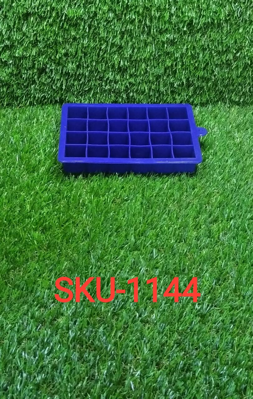 Silicone Ice Cube Trays 24 Cavity Per Ice Tray [Multicolour] - Image 13