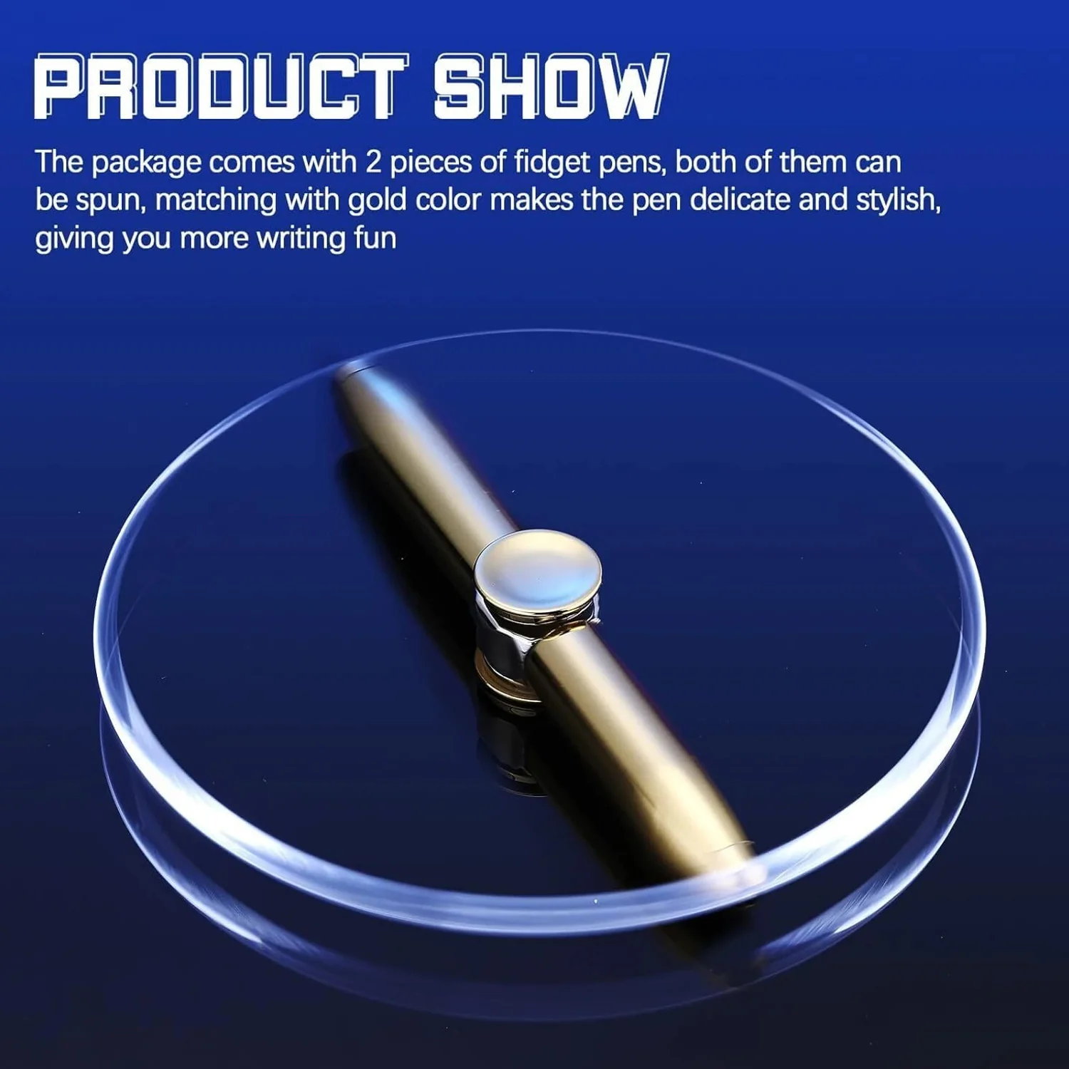 Multifunction Hand Spinner Pen with LED Light (1 Pc) - Image 7