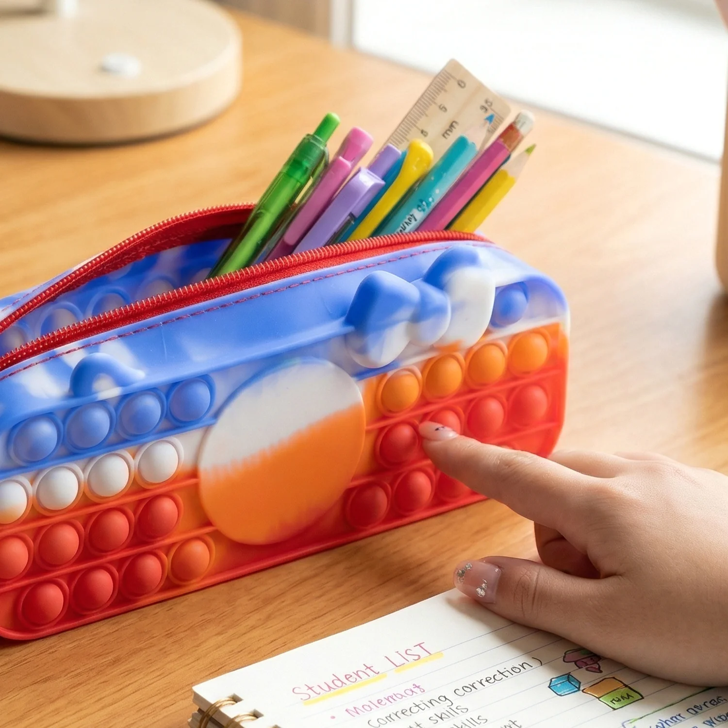 Multifunction Pop It Pencil Pouch (1 Pc) - Image 3