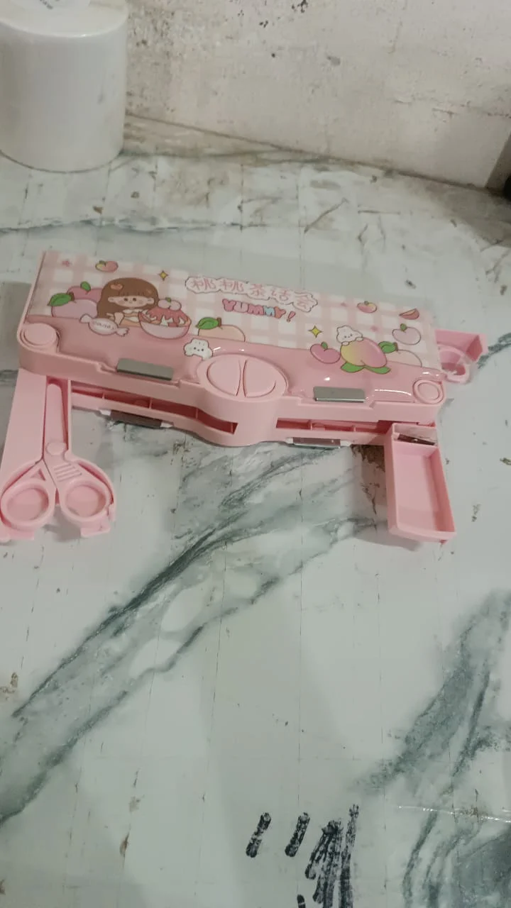 Multifunctional Cartoon Pencil Box (1 Pc) - Image 7