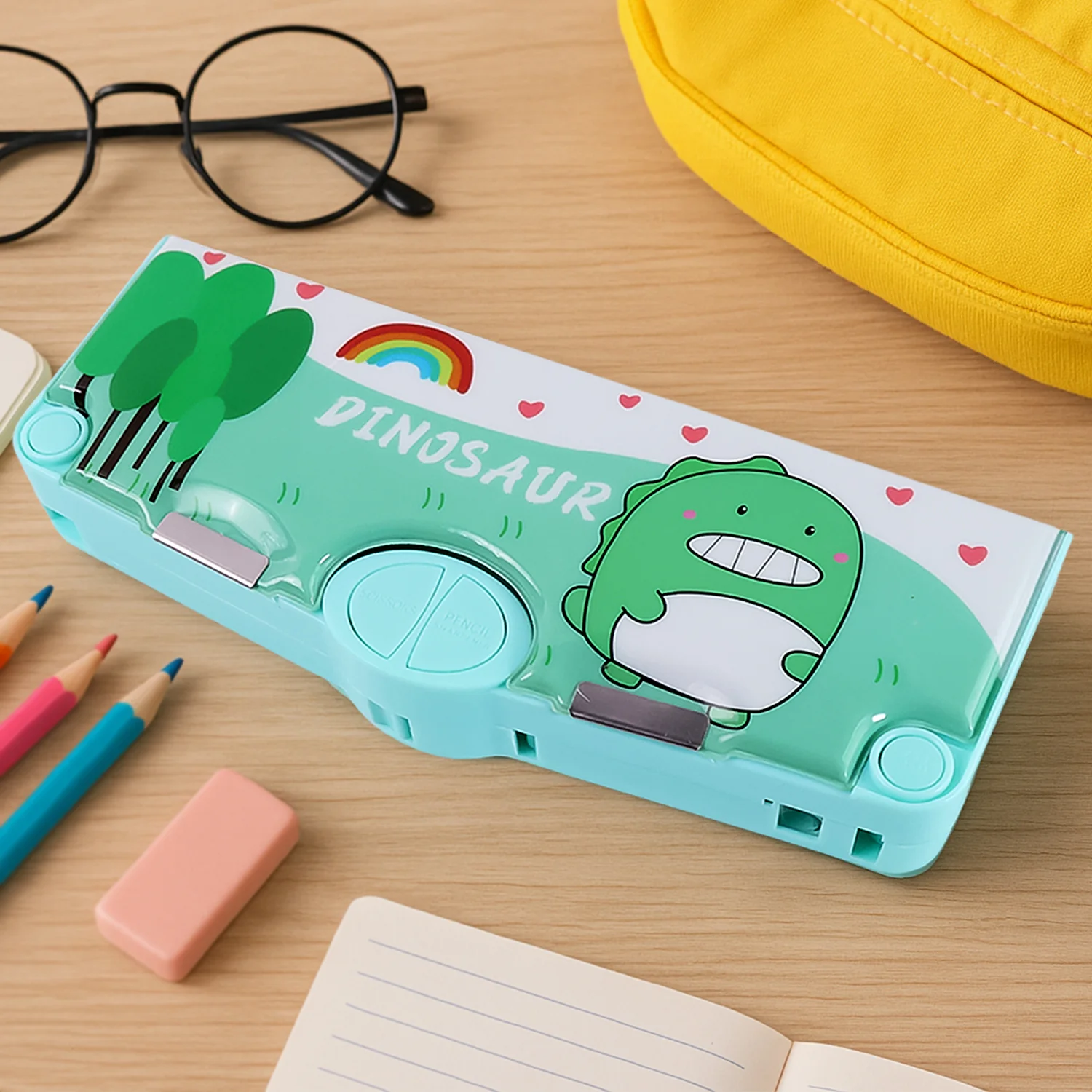Multifunctional Pencil Box for Kids (Magnetic, Pop-Up) - Image 3
