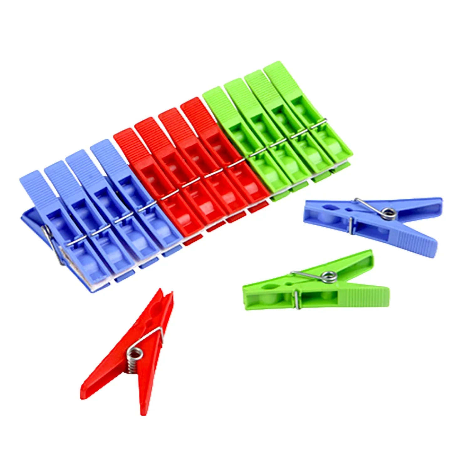 Multipurpose 12 Pcs Cloth Clips (Multicolour) - Image 5