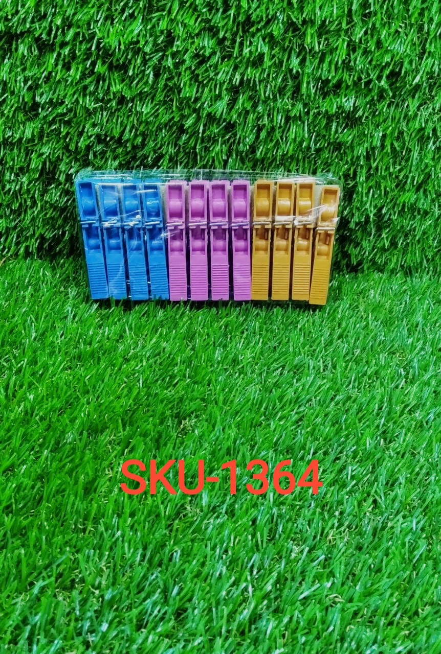 Multipurpose 12 Pcs Cloth Clips (Multicolour) - Image 6