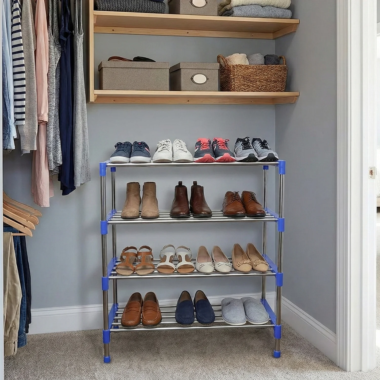 Multipurpose 4-Layer Shoe Rack Organizer Set - Image 7