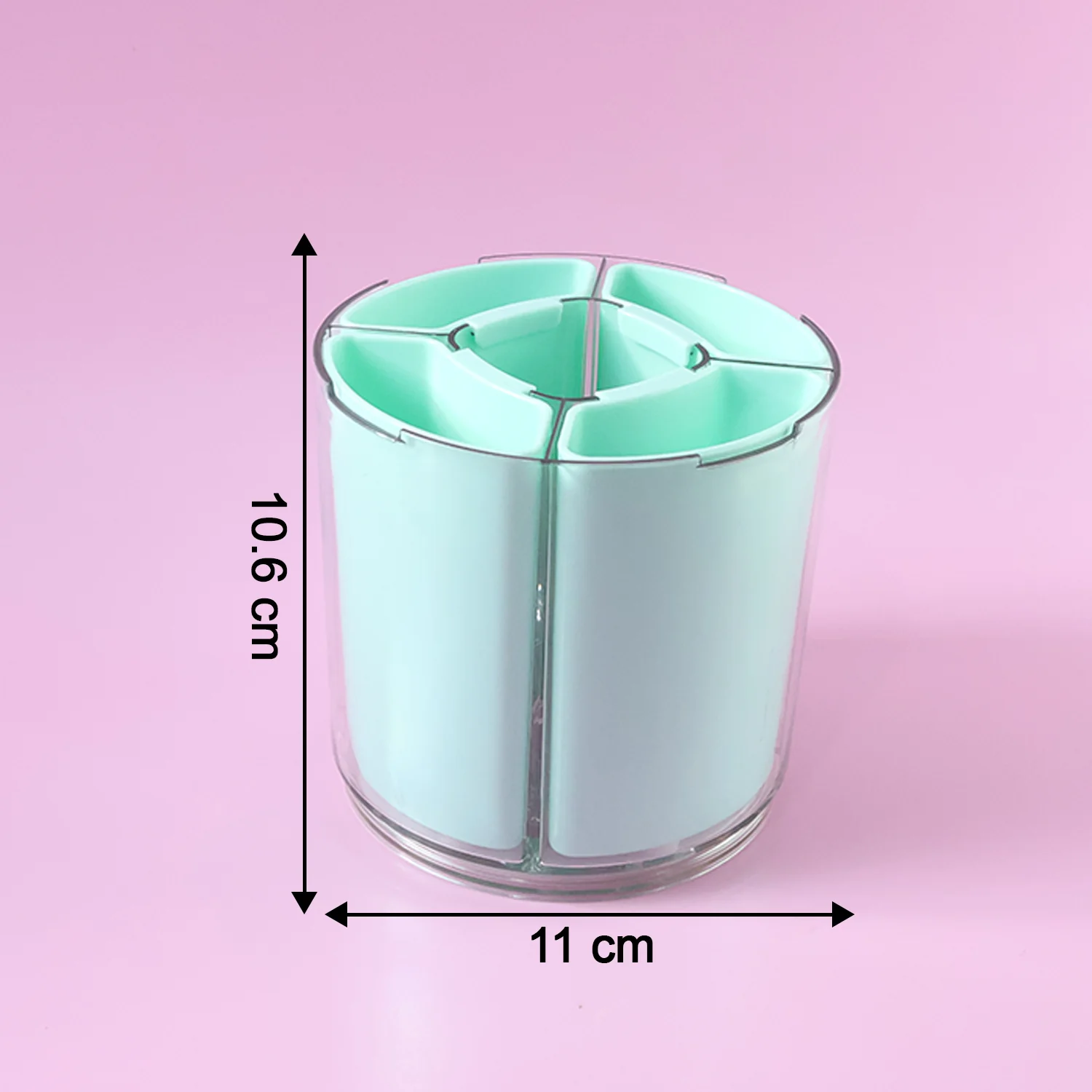 Multipurpose 5 Compartment Rotating Pen Holder (1 Pc) - Image 6
