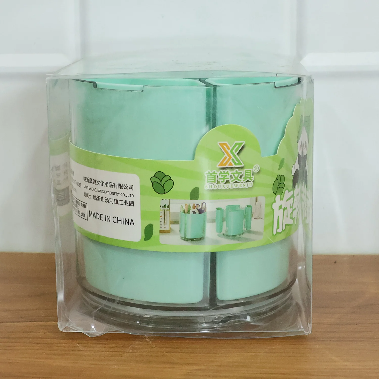 Multipurpose 5 Compartment Rotating Pen Holder (1 Pc) - Image 8