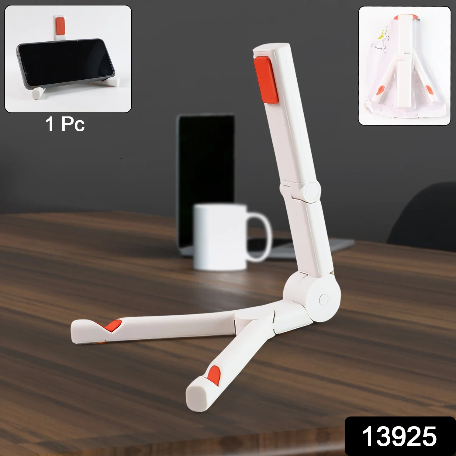 Multipurpose Adjustable Foldable Mobile Phone & Tablet Stand (1 Pc) - Image 2