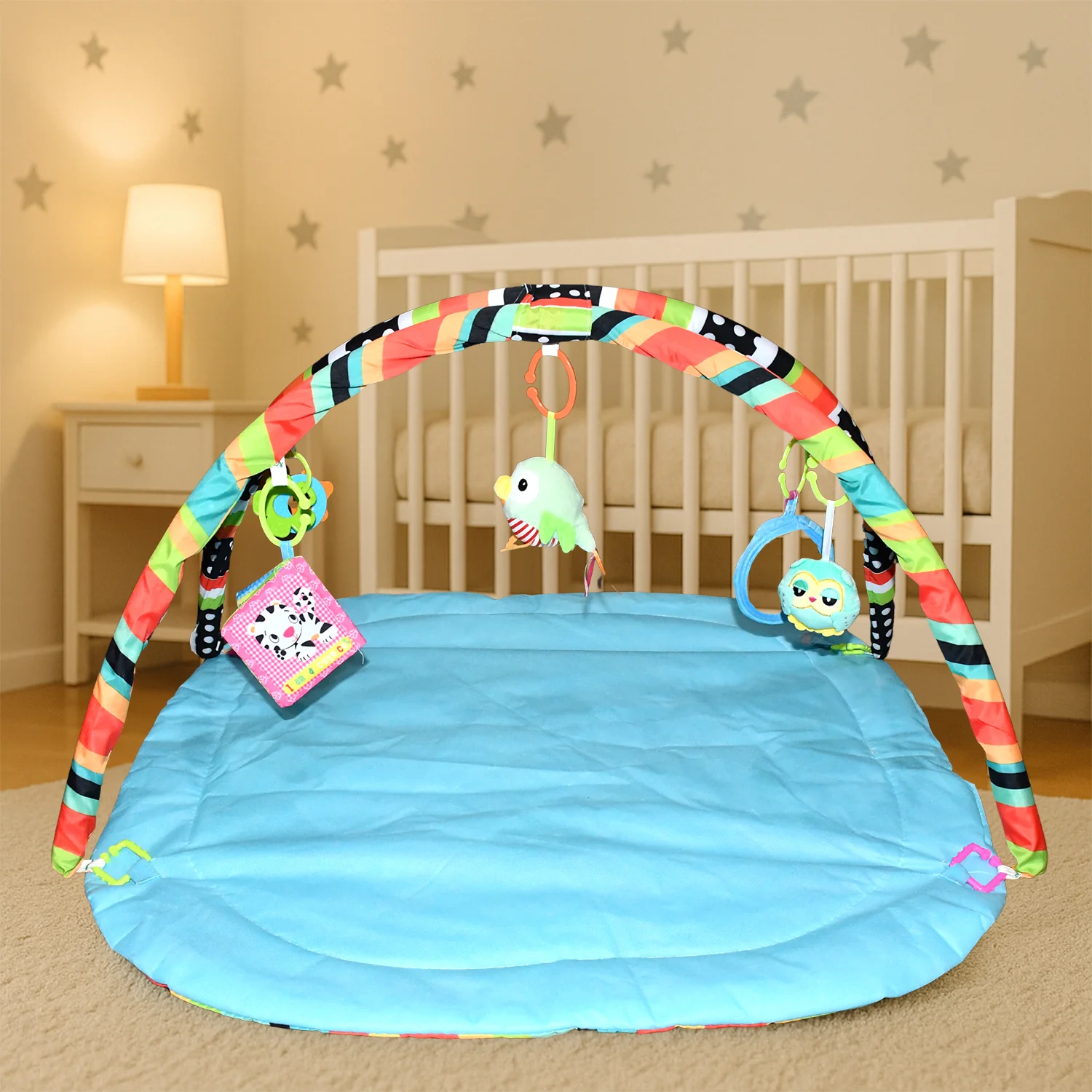 Multipurpose Baby Play Gym and Sleeping Mat (Mix Design / 1 Pc) - Image 4