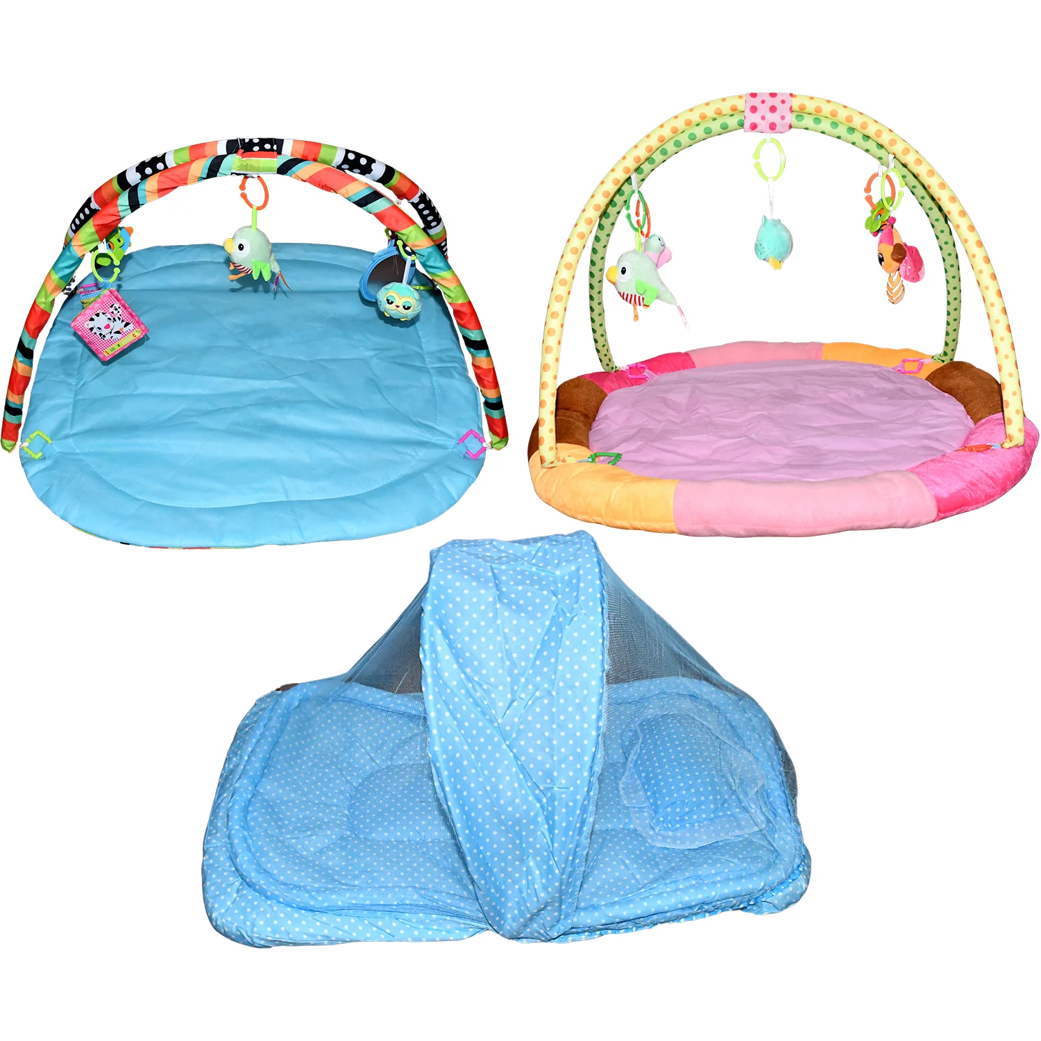 Multipurpose Baby Play Gym and Sleeping Mat (Mix Design / 1 Pc) - Image 5