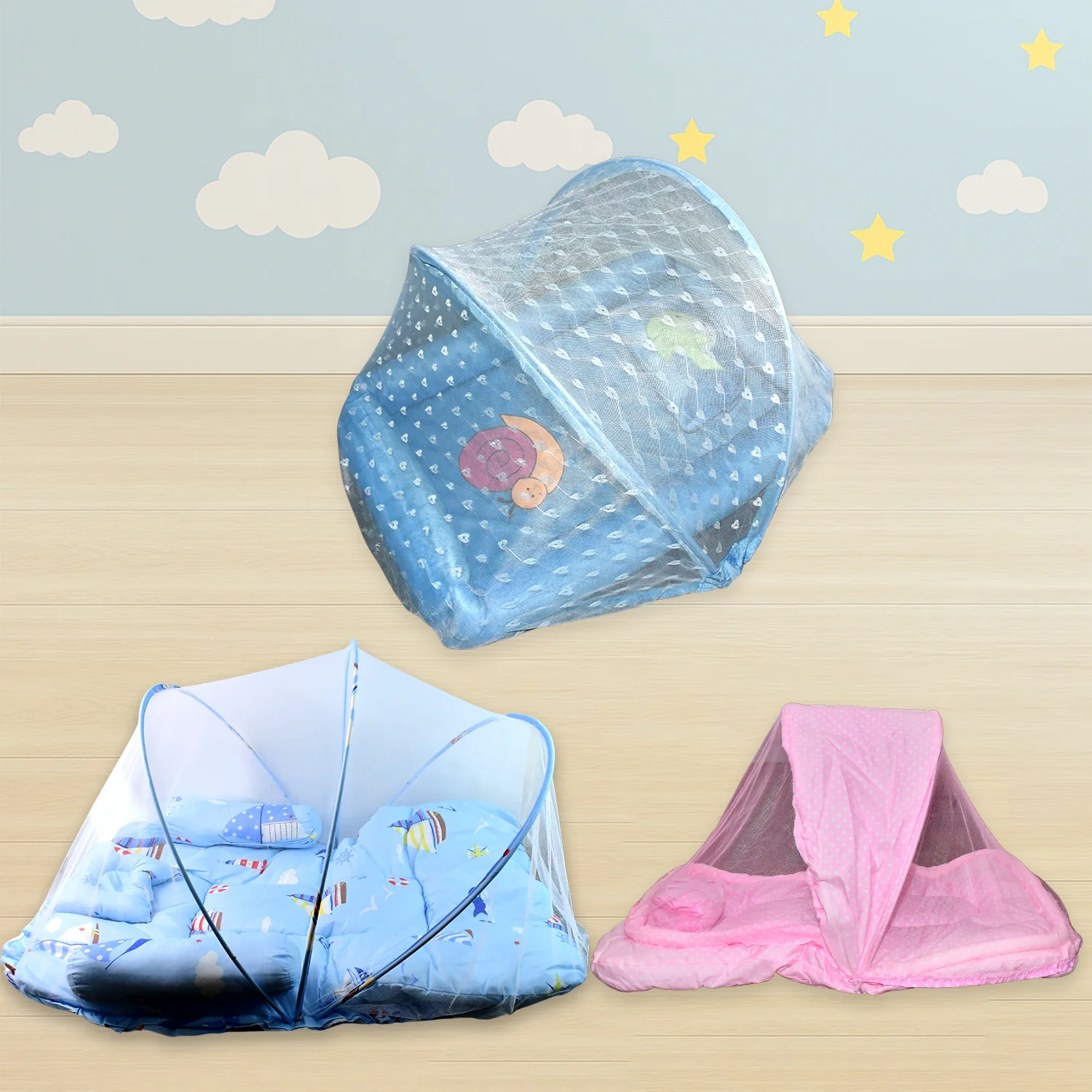 Multipurpose Baby Play Gym and Sleeping Mat (Mix Design / 1 Pc) - Image 8
