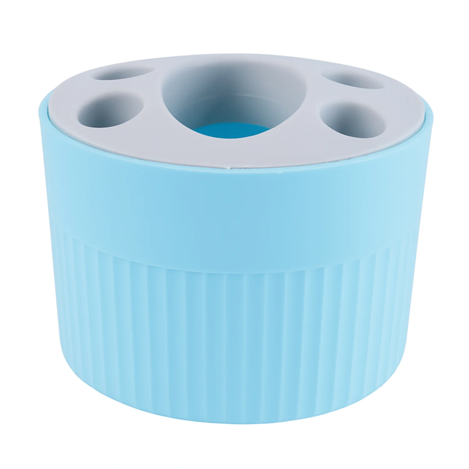 Multipurpose Bathroom Toothbrush and Utility Holder Stand with Multiple Slots (1 Pc) - Image 5