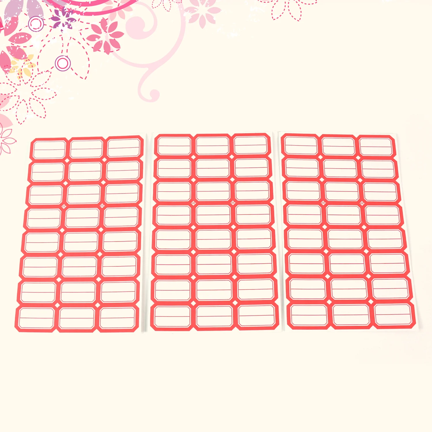 Multipurpose Blank Label Sticker Sheets (10 Sheet Set) - Image 3