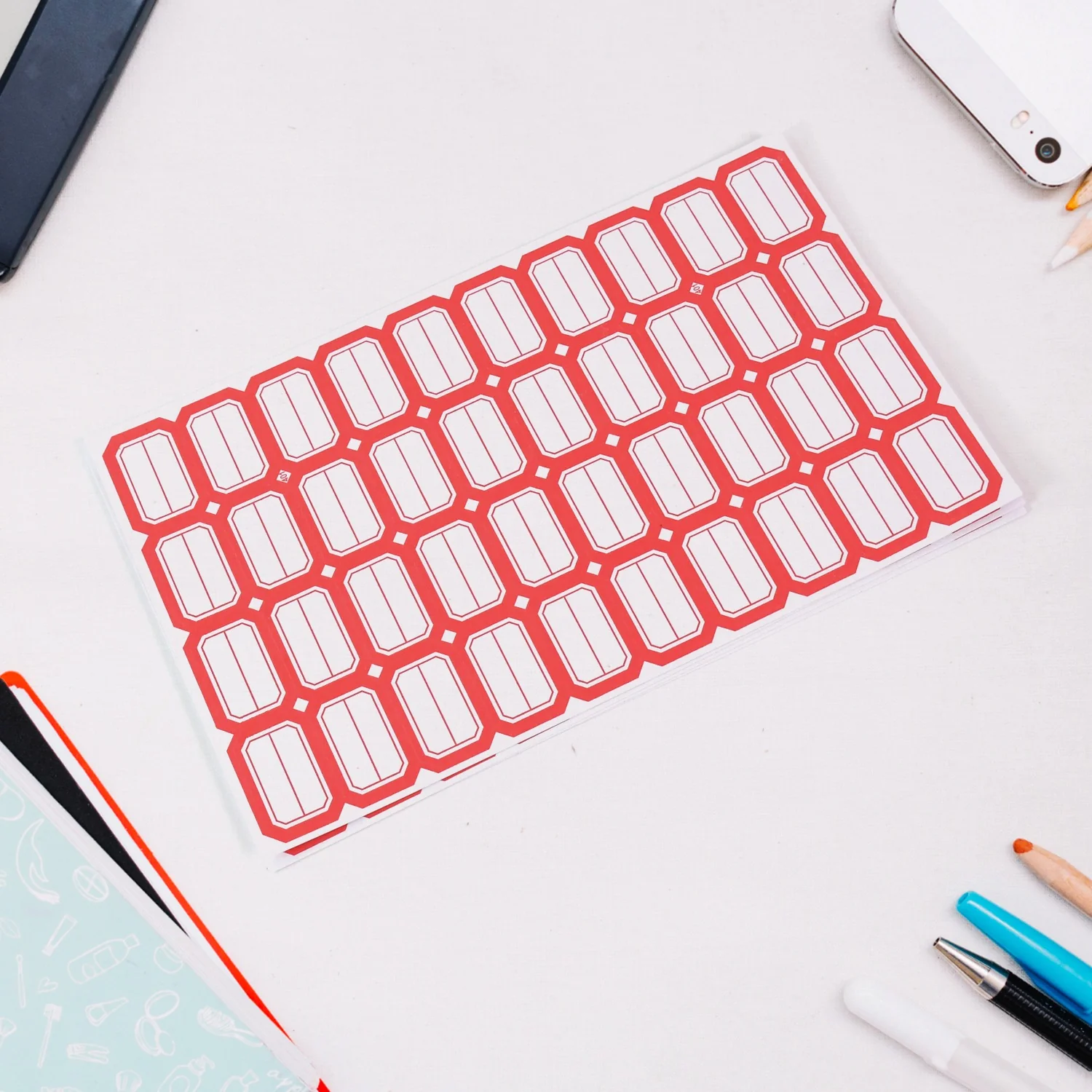 Multipurpose Blank Label Sticker Sheets (50 Sheet) - Image 7