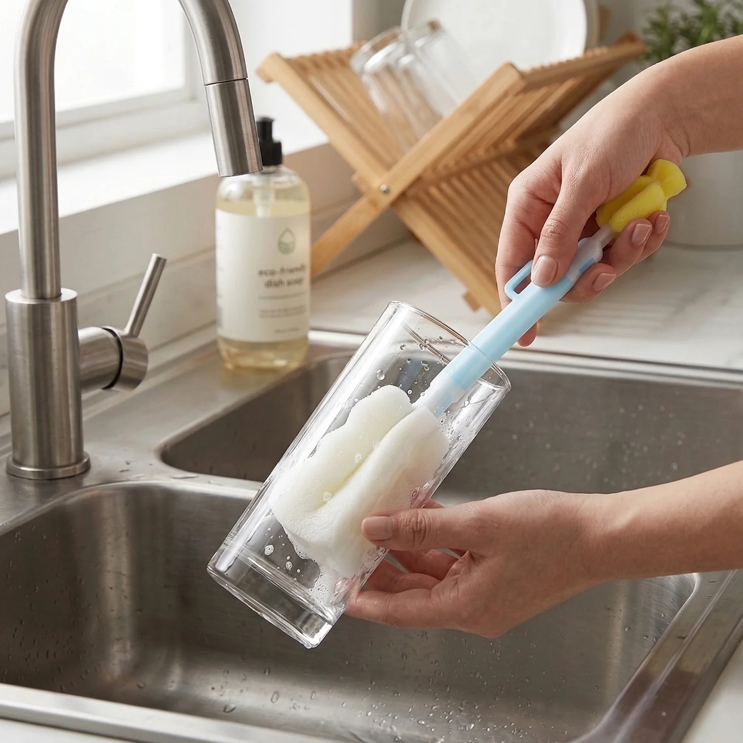 Multipurpose Bottle Cleaning Brush (1 Pc) - Image 3