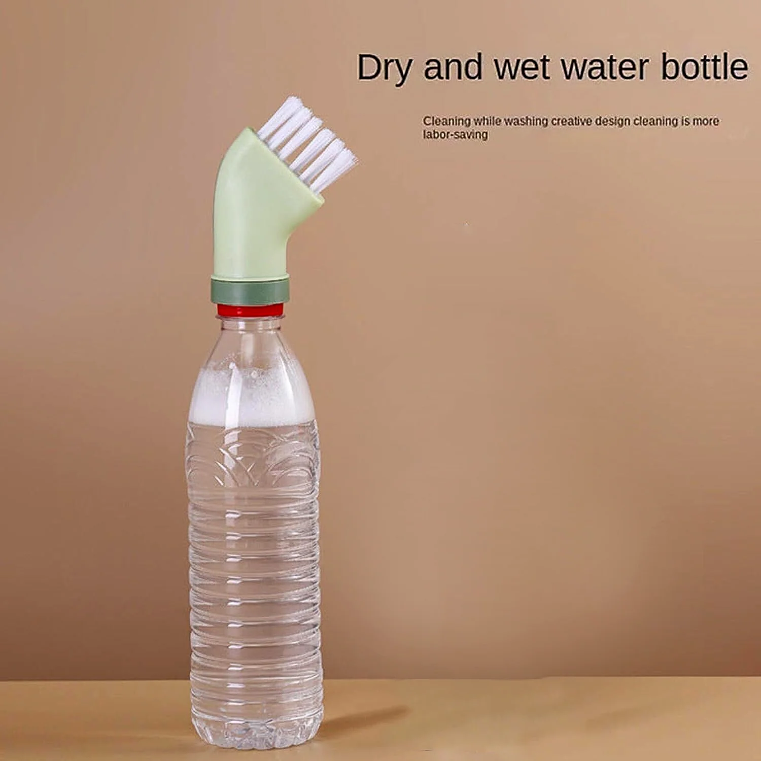 Multipurpose Bottle-Connectable Cleaning Brush with Built-In Scraper (1 Pc) - Image 4