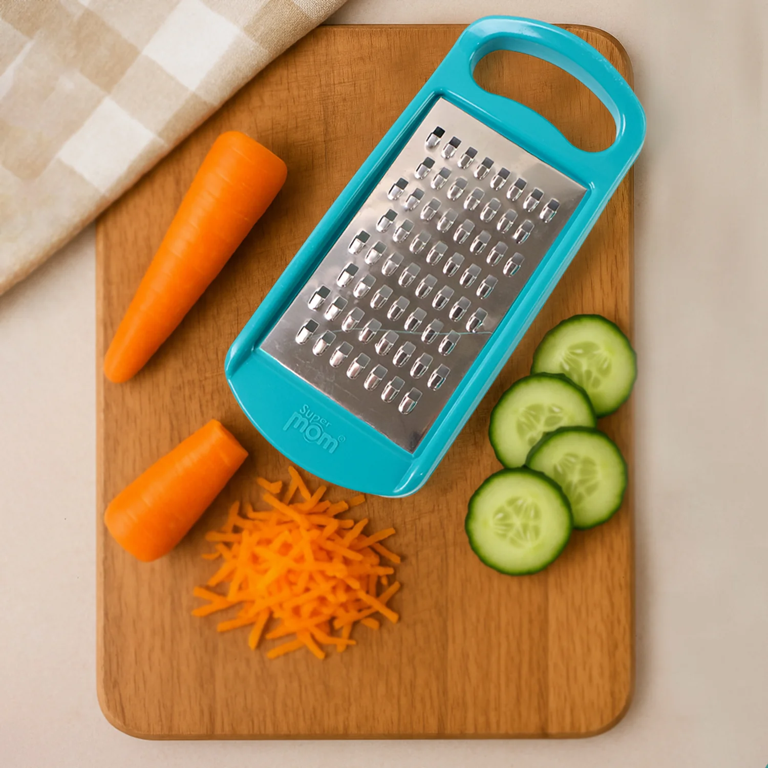 Supermom Multipurpose Cheese & Vegetable Grater (1 Pc) - Image 6