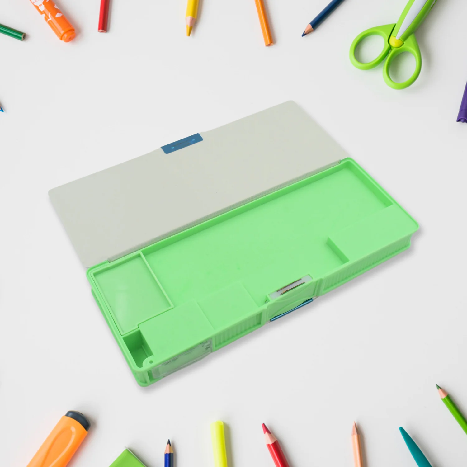 Multipurpose Compass Box (2 Compartments): Cartoon Pencil Case for Kids - Image 5