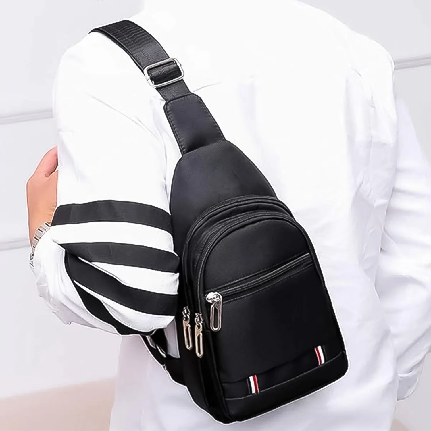 Multipurpose Crossbody Chest Bag for with USB Charging Port - Image 4