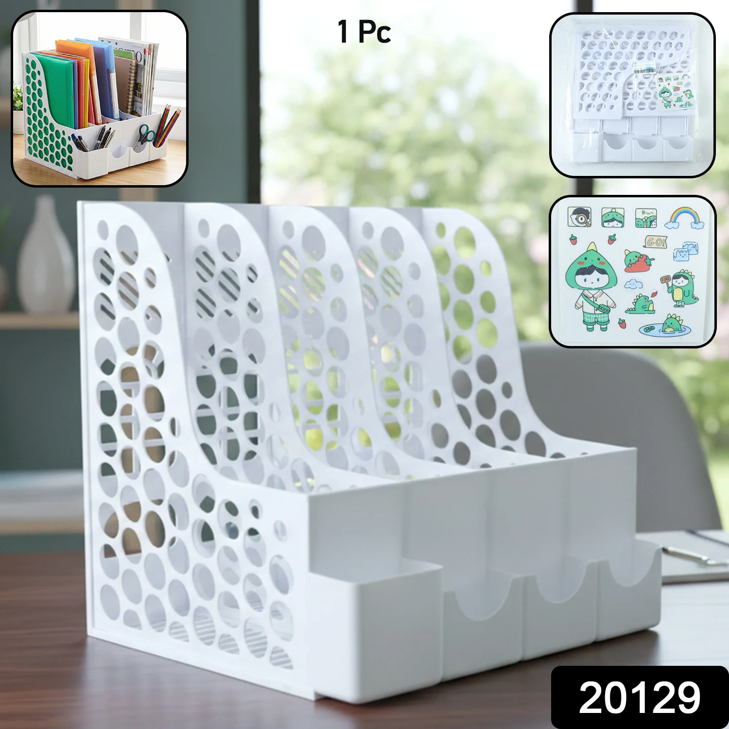 Multipurpose Desk Organizer File Holder (1 Pc) - Image 2