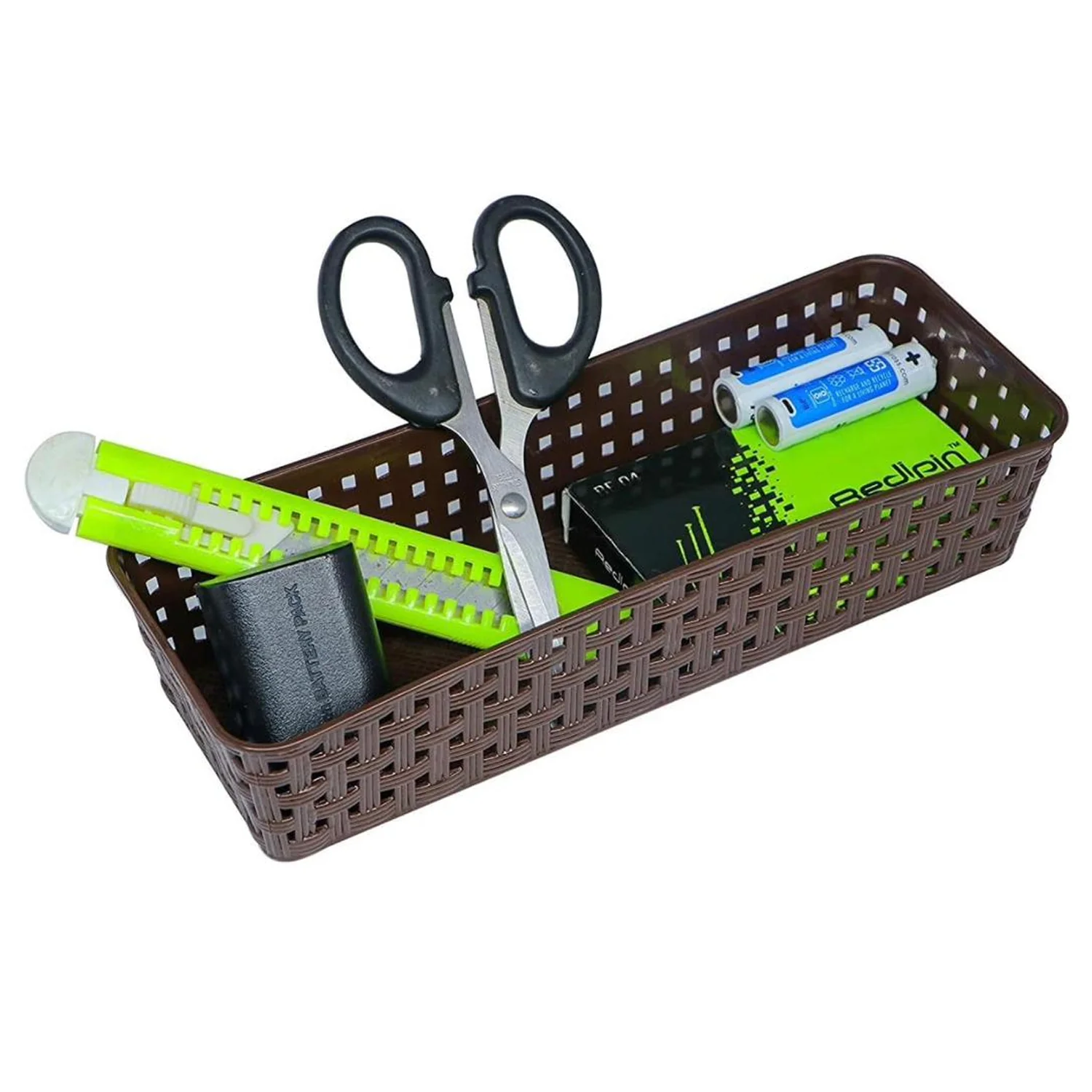 Plastic Multipurpose Desk Organizer Tray (6 Pcs Set) - Image 6