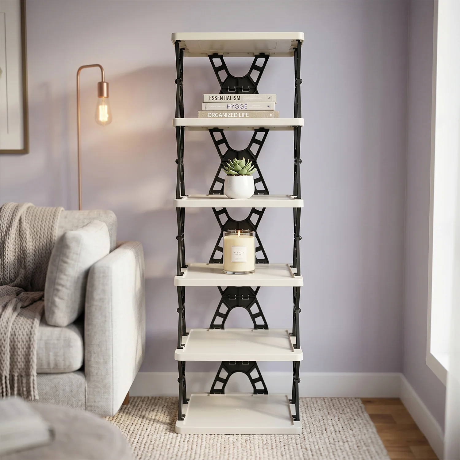 Multipurpose Foldable 6 Layer Storage Rack (1 Pc) - Image 7