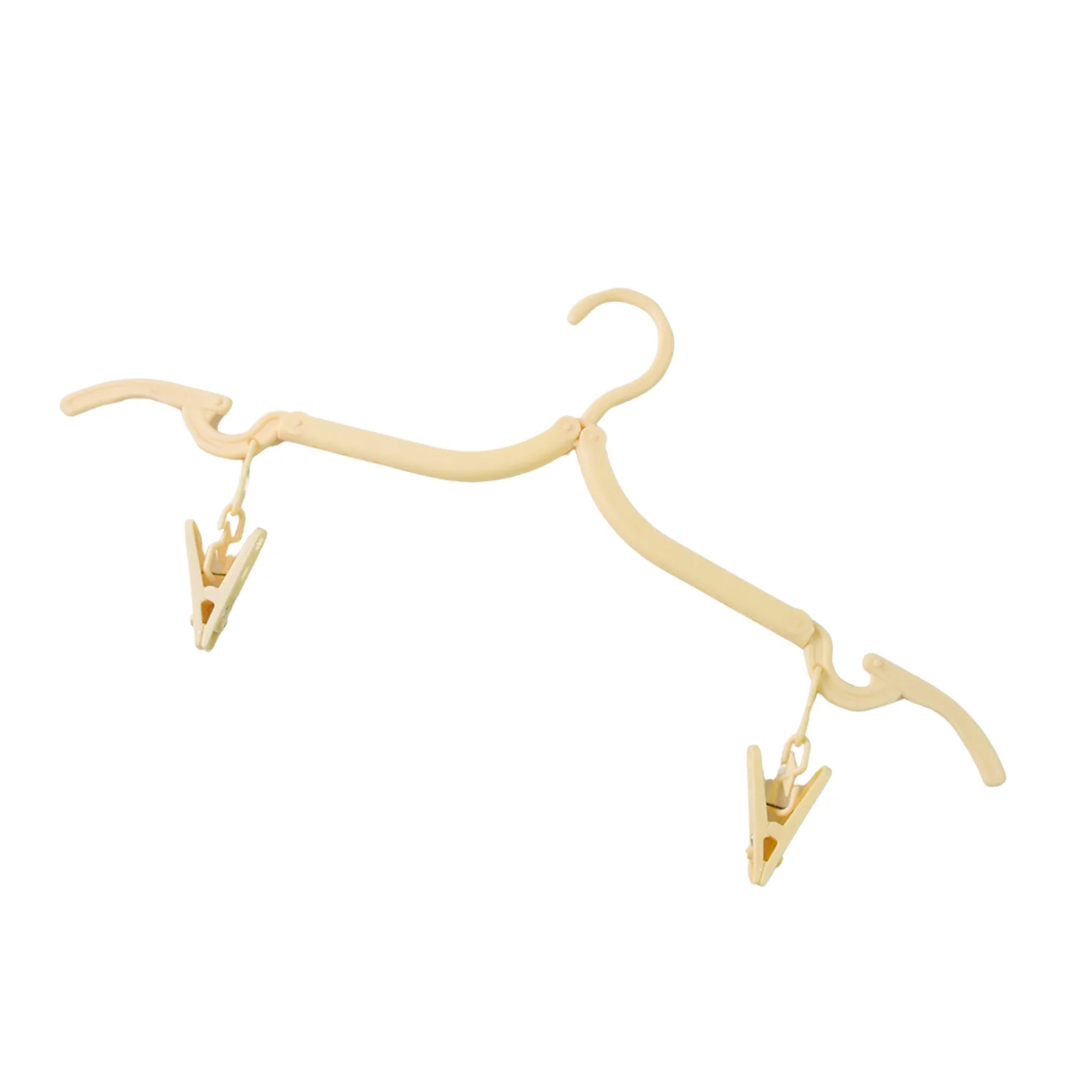 Multipurpose Foldable Cloth Hanger with Dual Clips (1 Pc) - Image 5