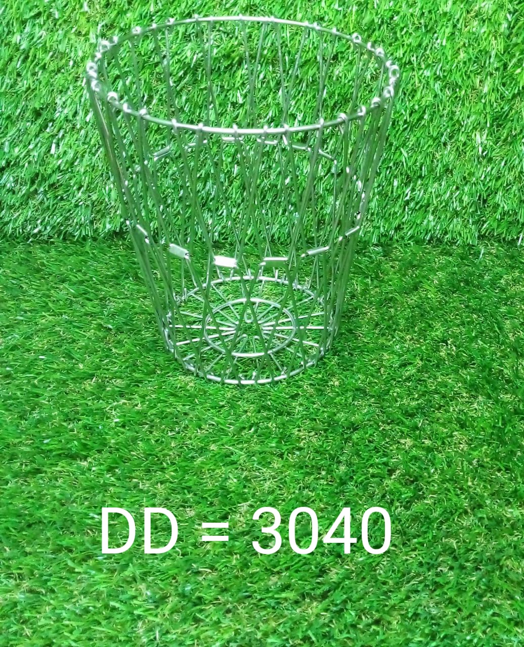 Multipurpose Fruit Basket Stainless Steel Wire Bowl Foldable Basket - Image 12