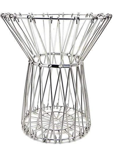 Multipurpose Fruit Basket Stainless Steel Wire Bowl Foldable Basket - Image 4
