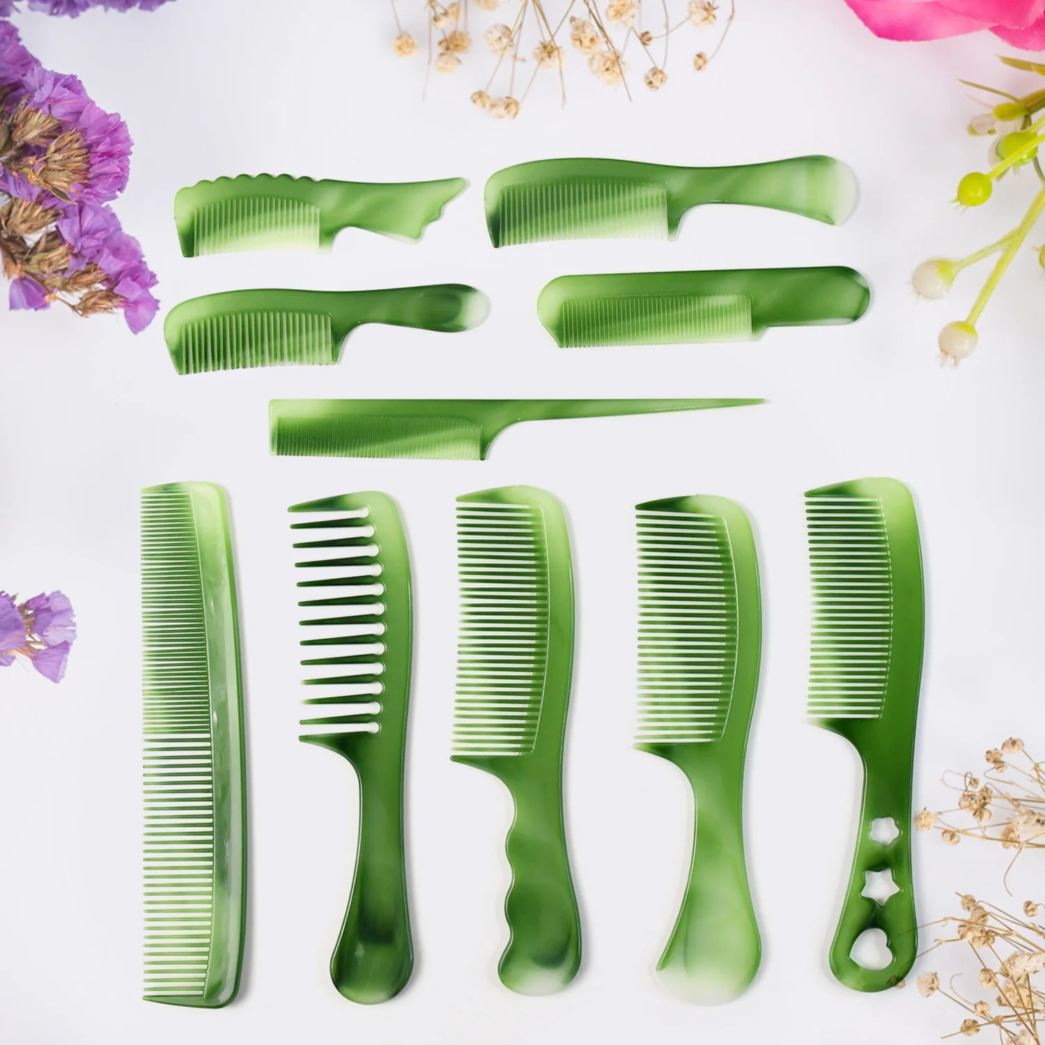 Multipurpose Hair Comb Set (10 Pc) - Image 3