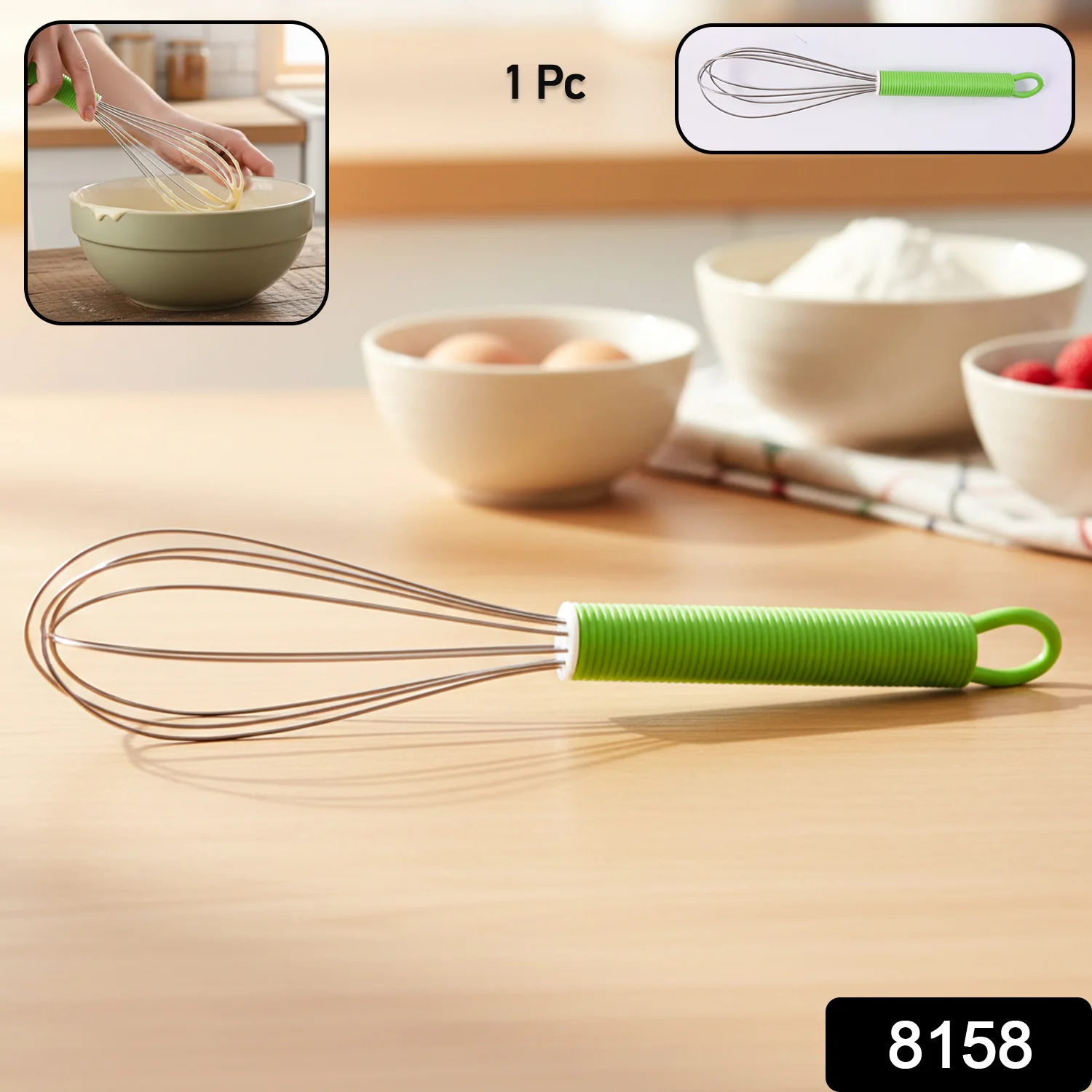 Multipurpose Handheld Kitchen Whisk (1 Pc) - Image 2