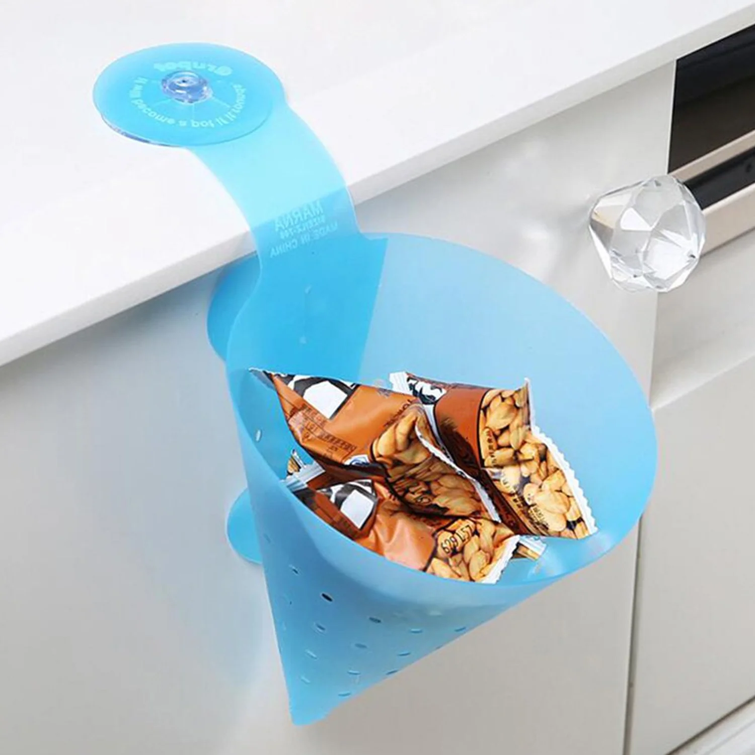 Multipurpose Hanging Sink Corner Strainer with Suction Cup (1 Pc) - Image 4
