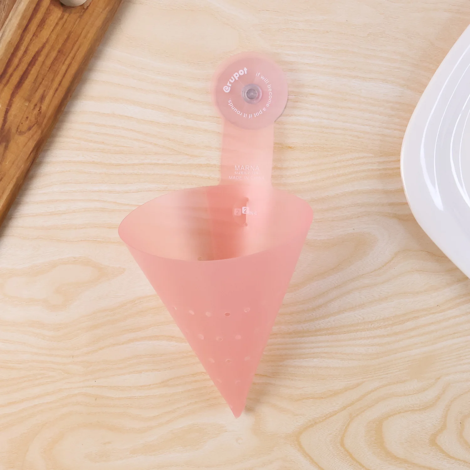 Multipurpose Hanging Sink Corner Strainer with Suction Cup (1 Pc) - Image 6