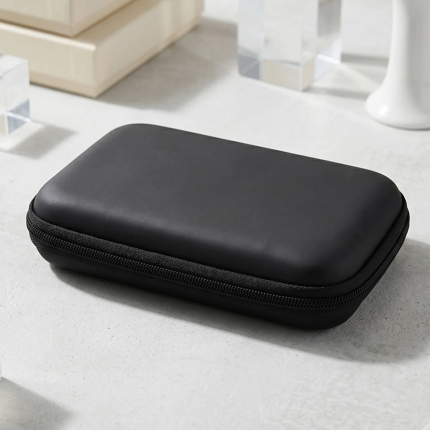 Multipurpose Hard Shell Travel Zipper Case (1 Pc, Only case Included) - Image 7