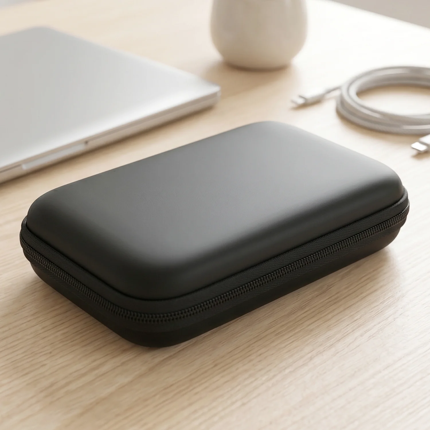 Multipurpose Hard Shell Travel Zipper Case (1 Pc, Only case Included) - Image 8