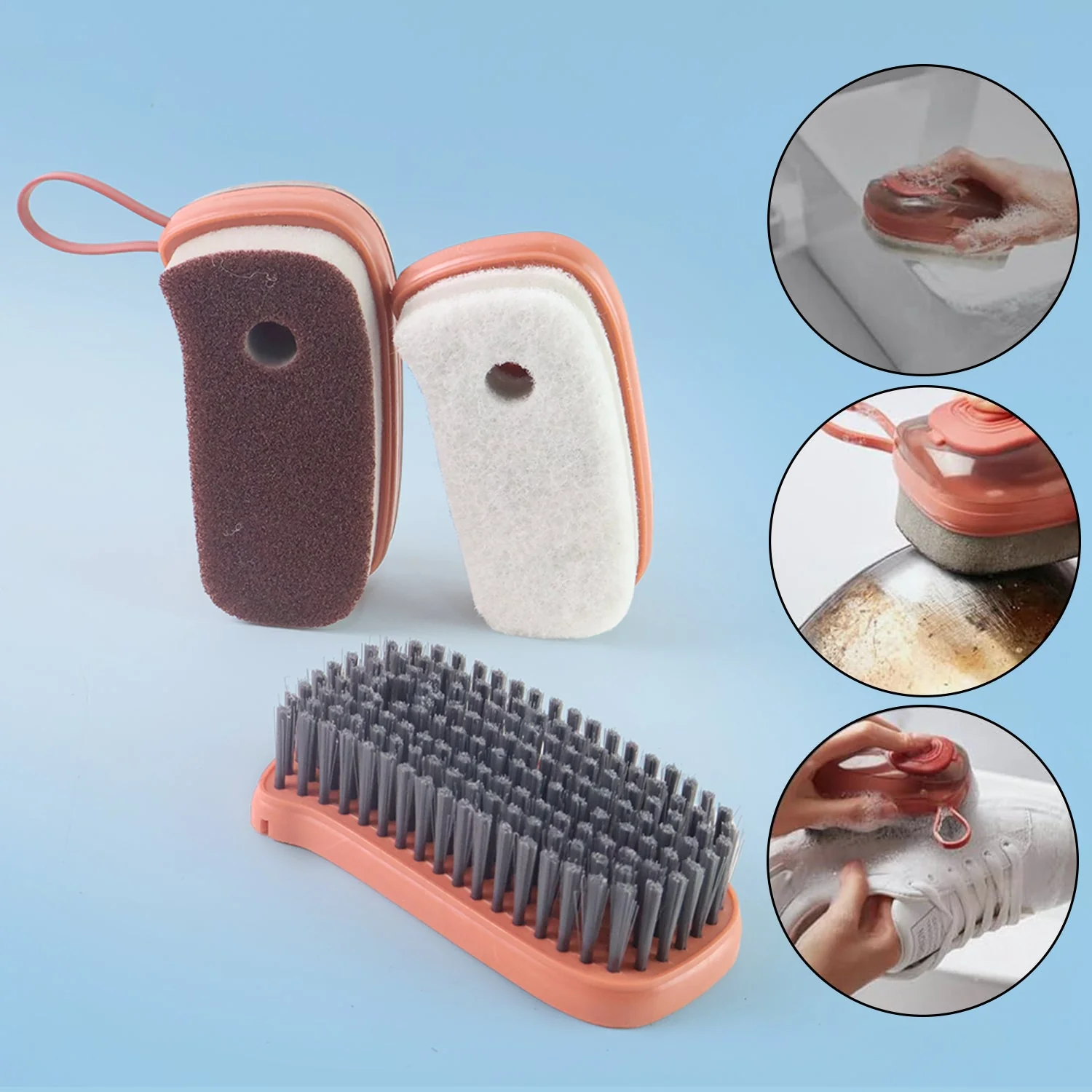 Multipurpose Hydraulic Cleaning Brush Set (3 Pc) - Image 4