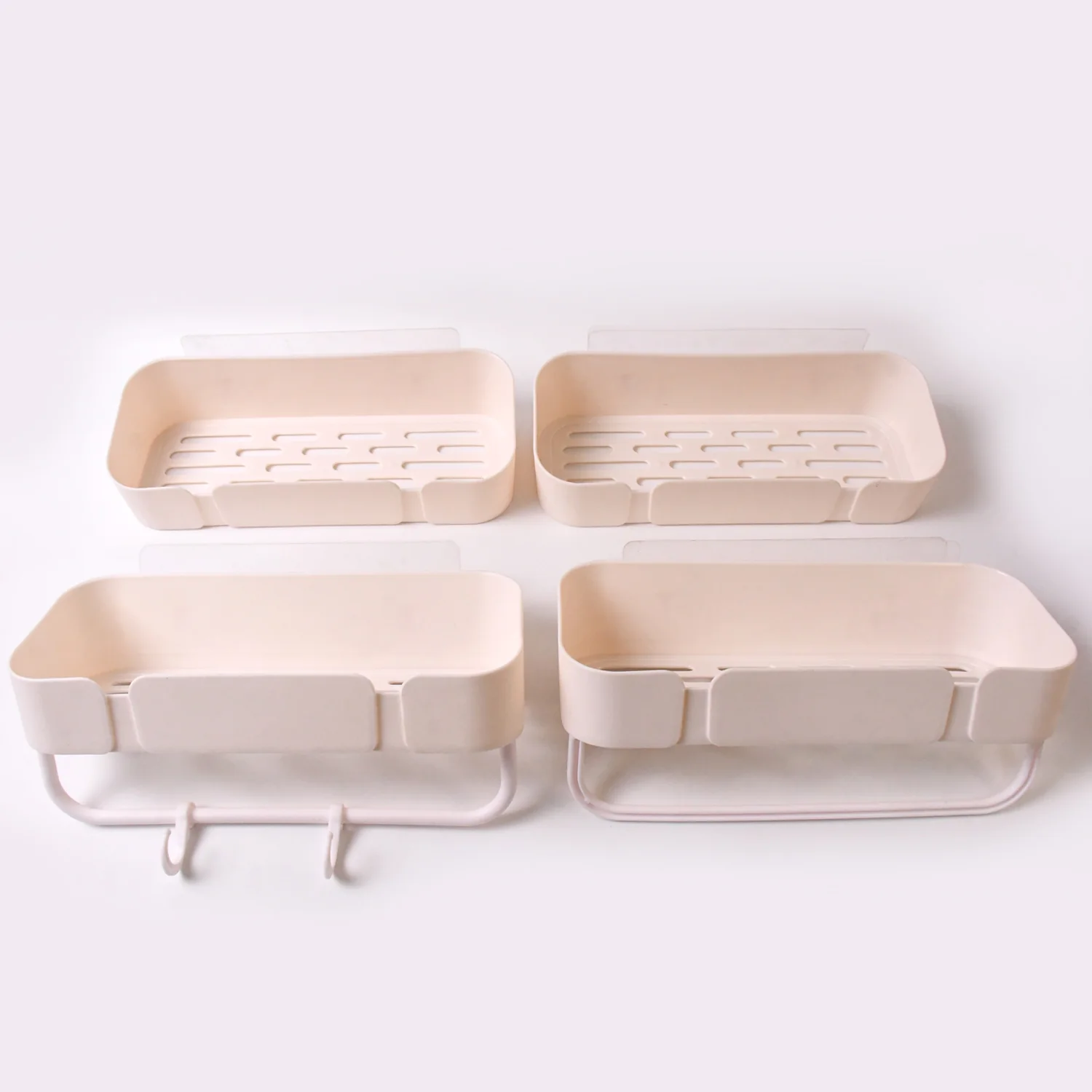 Multipurpose Kitchen Bathroom Wall Corner Shelf Rack (4 Pcs Set) - Image 5