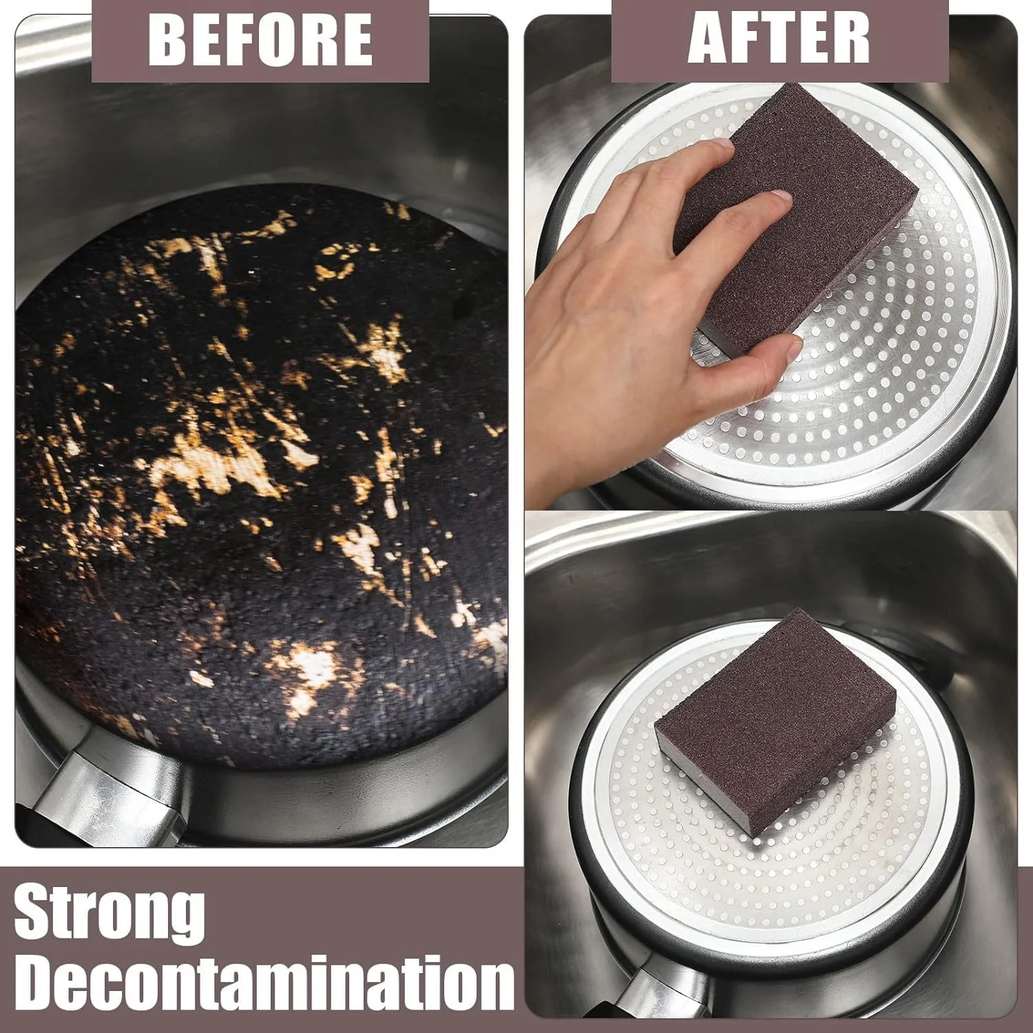 Multipurpose Kitchen Cleaning Sponge Scrub Block (7 x 7 Cm / 1 Pc) - Image 8