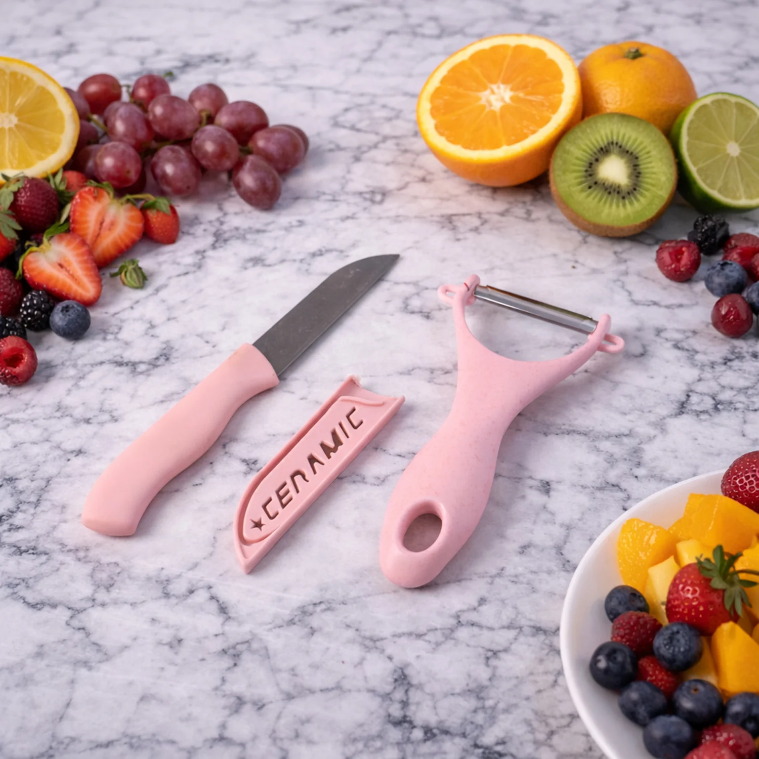 3 in 1 Multipurpose Kitchen Fruit & Vegetable Cutting Board Set - Image 3